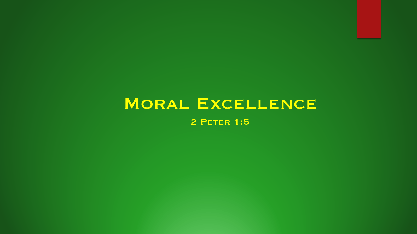 LGL Series | Pt.1 Moral Excellence